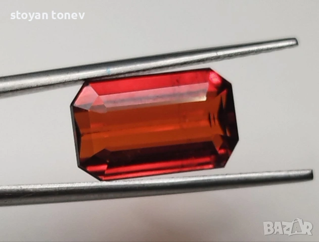 Изключителен 5.04кт Vivid оранжев спесартит гранат от Нигерия! Сертифициран! Нов!, снимка 2 - Други - 53690649