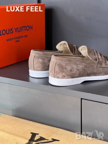 Louis Vuitton ⚜️ Мокасини⚜️ Естествена Кожа , снимка 15 - Мокасини - 53599439