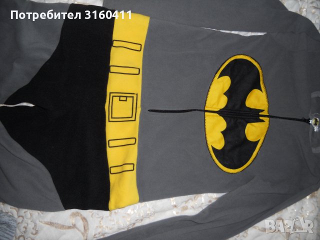 Нов Голям Мъжки Костюм Гащеризон  на Батман, снимка 1