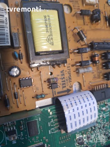 POWER SUPPLY 17IPS61-3  Telefunken L24H125N3D for 24 inc for DISPLAY VES236WNEC-03, снимка 2 - Части и Платки - 44806070
