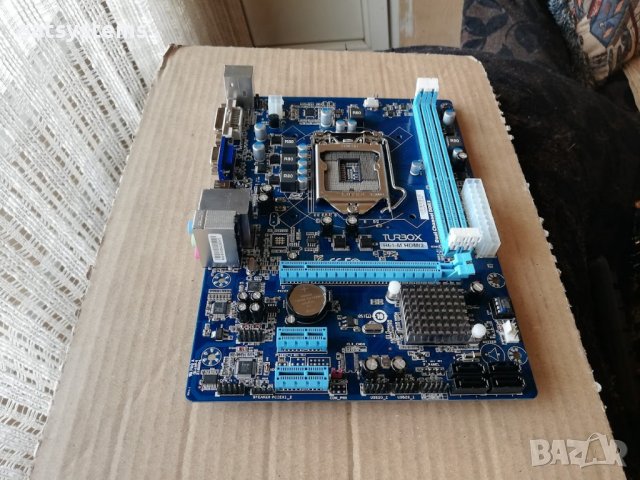  Дънна платка TURBOX H61-M HDMI2 Socket LGA1155, снимка 3 - Дънни платки - 38691892