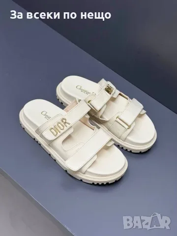 Christian Dior Дамски Чехли Кристиян Диор - 2 Цвята Код SEM-329, снимка 5 - Чехли - 55787470