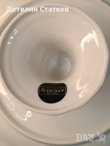 Елегантна порцеланова чиния на краче- Германия, снимка 4 - Чинии - 53036999