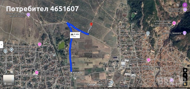 Парцел между с. Енина и гр. Крън, снимка 3 - Парцели - 52421699