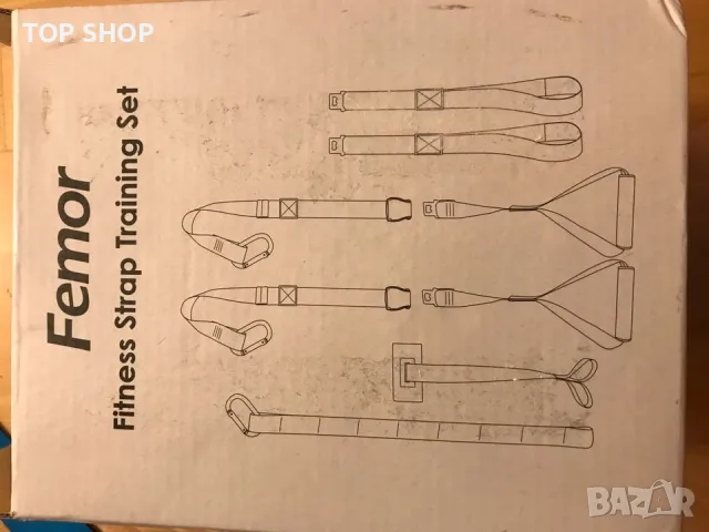 Тренировъчен комплект Femor Fitness Strap, снимка 6 - Фитнес уреди - 48763342