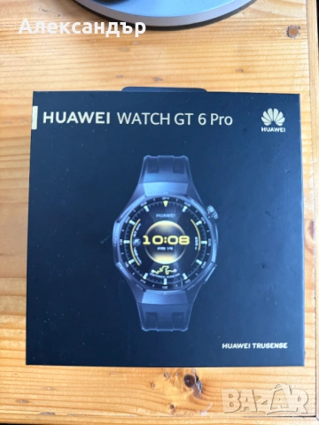 Смарт часовник HUAWEI WATCH GT 6 Pro Black, снимка 2 - Мъжки - 53341933