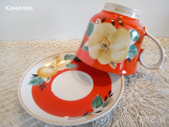 Руски порцелан , снимка 5 - Чаши - 42109400