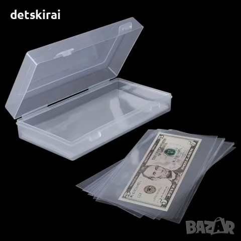 Класьор-кутия със целофан за 200 бр банкноти, снимка 7 - Нумизматика и бонистика - 34637298