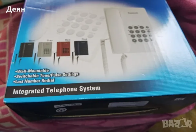 Panasonic KX TS500fx, стационарен телефон , снимка 2 - Стационарни телефони и факсове - 49615560