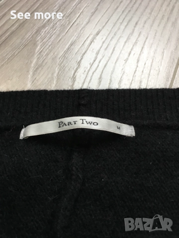 Part Two мека,топла и разчупена наметка тип жилетка, снимка 5 - Блузи с дълъг ръкав и пуловери - 52370039