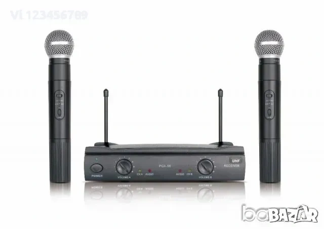 ДВА ПРОФЕСИОНАЛНИ БЕЗЖИЧНИ МИКРОФОНА PGX-58 , снимка 2 - Микрофони - 53821596