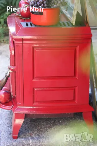 Френска чугунена печка на дърва , снимка 5 - Камини - 50279524