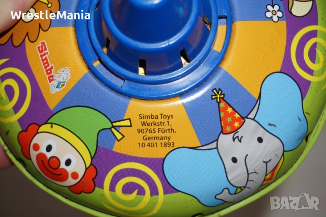 Оригинален ламаринен пумпал Simba Toys 1980г, снимка 7 - Антикварни и старинни предмети - 52178448