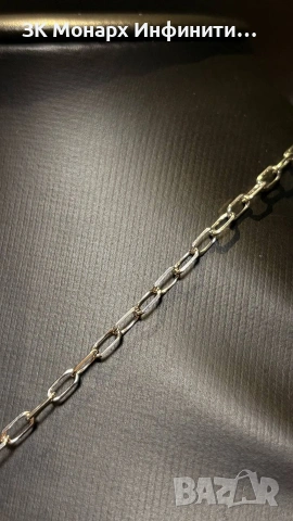 Сребърен ланец с висулки, снимка 3 - Колиета, медальони, синджири - 49522940