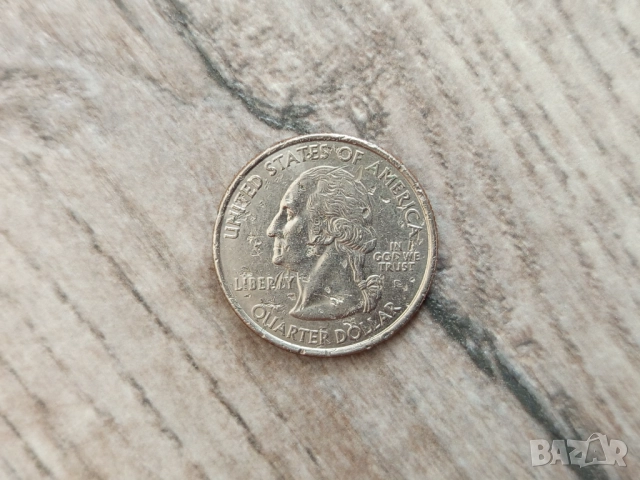 Монета 2005 Съединени Щати Washington Quarter - 25 Cents (Land of 10000 lakes, Minnesota), снимка 4 - Нумизматика и бонистика - 52123899