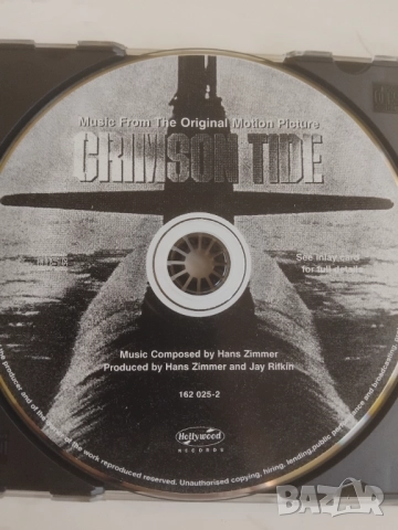 Hans Zimmer – Crimson Tide (Music From The Original Motion Picture) - матричен диск музика
