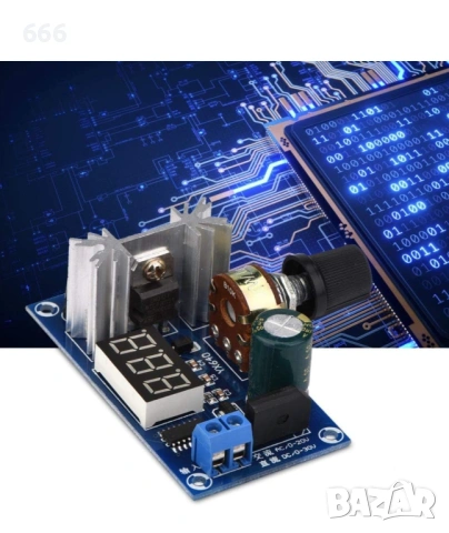 Модул за регулируемо напрежение, платка за захранване с регулируем регулатор на напрежение, снимка 6 - Друга електроника - 53461800