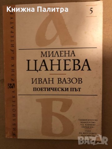 Иван Вазов - поетически път Милена Цанева 
