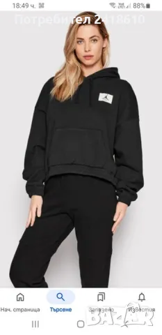 Jordan Essentials Hoodie Womens Size S НОВО! ОРИГИНАЛ! Дамски Суитшърт!, снимка 2 - Спортни екипи - 48720300