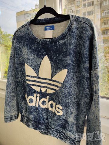 Adidas дамска блуза М размер, снимка 2 - Блузи с дълъг ръкав и пуловери - 40770626