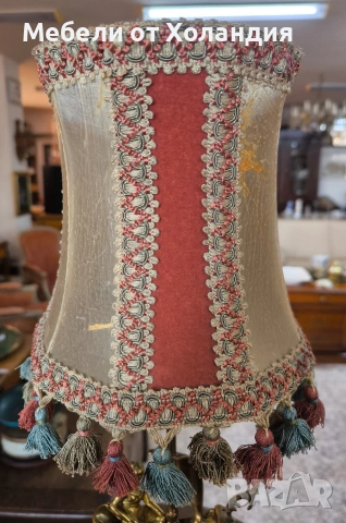 Бронзова настолна лампа, снимка 7 - Настолни лампи - 53074184