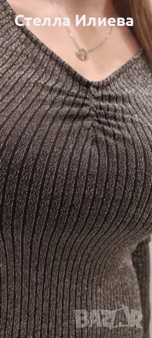 Зимна бляскава рокля, снимка 5 - Рокли - 48816548