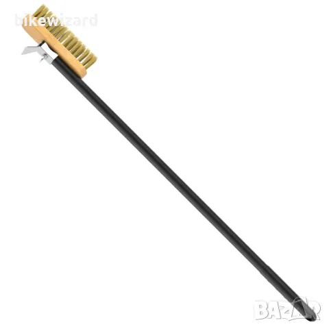 Ga HOMEFAVOR четка за фурна за пица със стоманена стъргалка, подвижна алуминиева дръжка НОВО, снимка 1