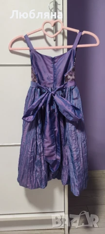 Лилава Рокля, снимка 2 - Детски рокли и поли - 51160200