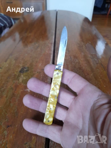 Стар джобен нож,ножче,ножка #120, снимка 4 - Антикварни и старинни предмети - 50633798