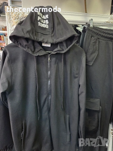 Мъжки екип в бежав и черен цвят. , снимка 6 - Спортни дрехи, екипи - 53108783