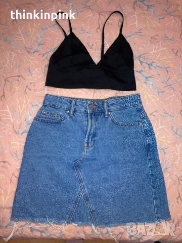 Дънкова пола , снимка 1