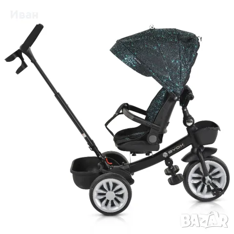 ТОП ЦЕНА!НОВО!Детска триколка Byox Space с регулируема облегалка,EVA гуми, снимка 18 - Детски велосипеди, триколки и коли - 49179371