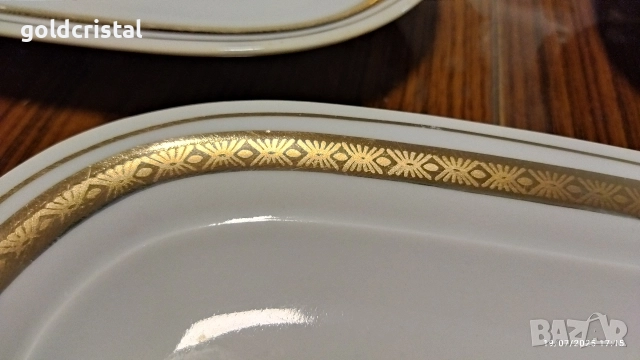 стар български порцелан чинии елипси, снимка 12 - Антикварни и старинни предмети - 34571221