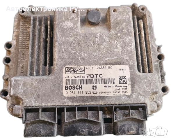 компютър Mazda 3 1.6TDCI ,4M61-12A650-BC ,0281011952 ,EDC16C3 ECU