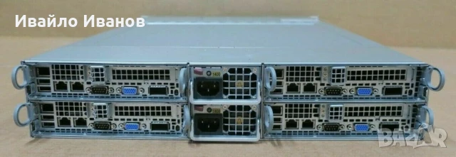 SuperMicro SuperServer 2022TG-HIBQRF - 4 Node/8x6348/32x4GB 2U, снимка 2 - Работни компютри - 50479963