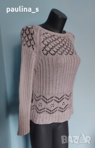 Бял копринен пуловер "Kismet" / унисайз / хипоалергичен , снимка 2 - Блузи с дълъг ръкав и пуловери - 36052639