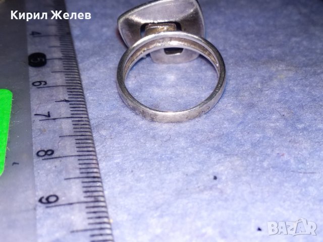 ДИЗАЙНЕРСКИ ФЕШЪН АРТ СРЕБЪРЕН ПРЪСТЕН СРЕБРО 925 ПРОБА 36593, снимка 9 - Пръстени - 39979808
