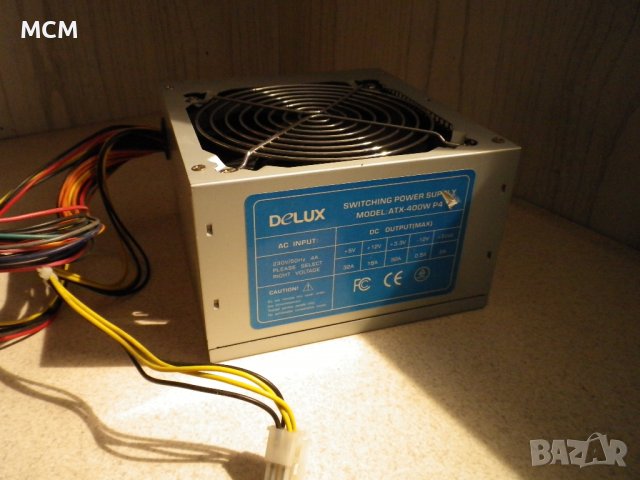 Захранване за компютър Delux 400W, снимка 4 - Захранвания и кутии - 40152330