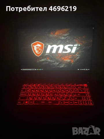 MSI GF63 Thin в отлично състояние, снимка 3 - Лаптопи за игри - 52940890