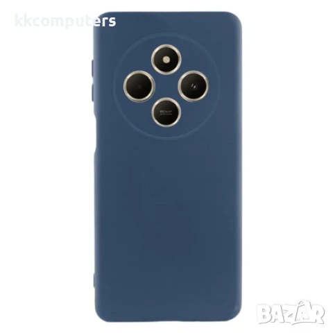 Силиконов кейс iPaky матиран, За Honor Magic7 Lite, Тъмносин и Протектор