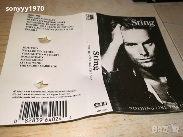 STING-ORIGINAL TAPE 2206231701, снимка 10 - Аудио касети - 41322450