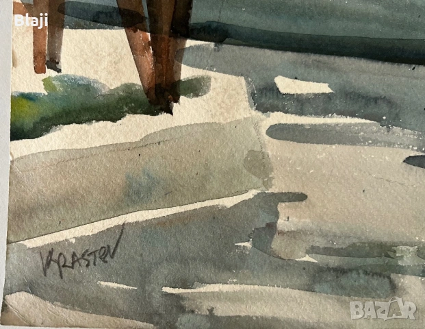 Акварел, снимка 4 - Картини - 53796372