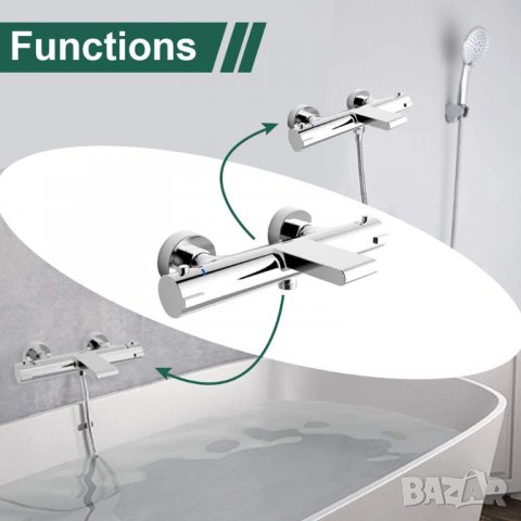 Смесител за душ и вана  ZM300031, снимка 4 - Други стоки за дома - 39826656