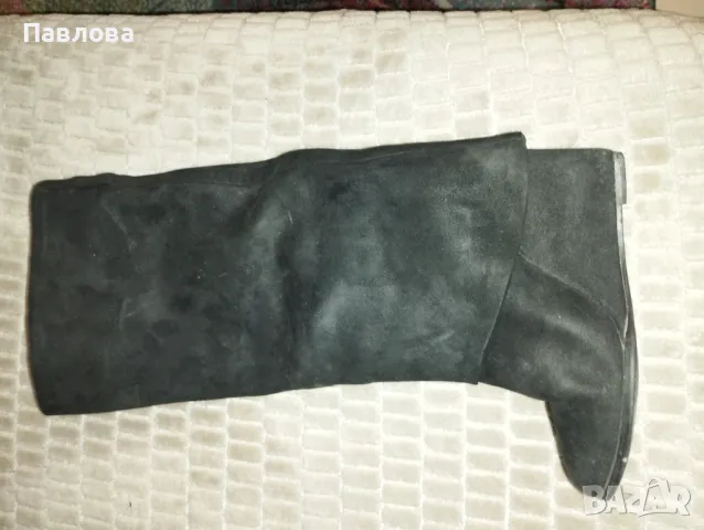 Ботуши с платформи набук, снимка 6 - Дамски ботуши - 47766188