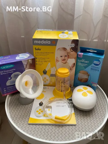 Нова Електрическа двуфазна помпа за кърма SOLO - MEDELA, снимка 1