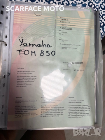 YAMAHA TDM 850 цял мотор с документи изгубен ключ, снимка 7 - Мотоциклети и мототехника - 53617691