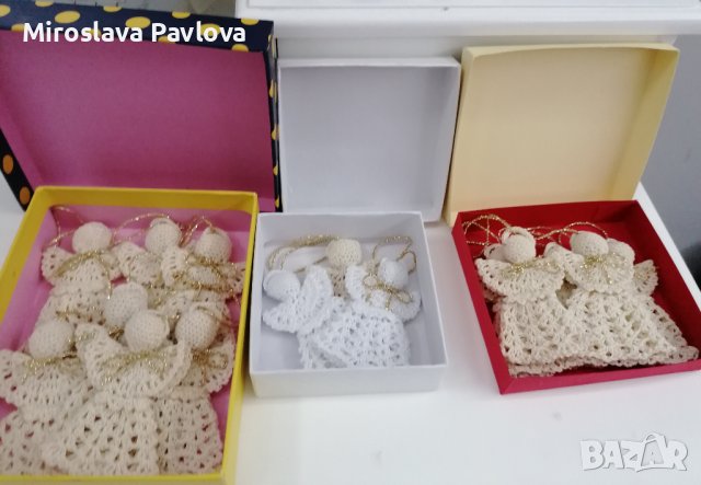 Плетени ангелчета , снимка 4 - Декорация за дома - 39378704