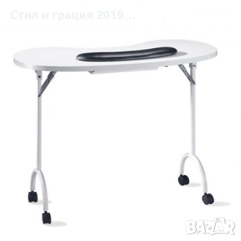 Маса за маникюр DP-3416 -100 x 44 x 79 см - сгъваема, снимка 1