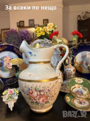 C. Tielsch and Company (C.T.) cobalt mark, Waldenburg – Altwasser, Germany (Poland). 1870 Код P1729, снимка 17 - Вази - 52970127