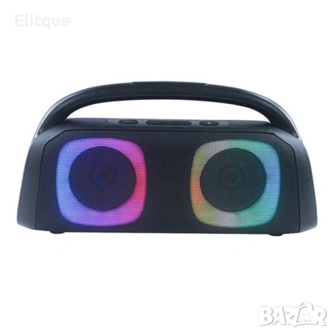 Парти тонколона 2 × 5.25" – 40 W RMS, Bluetooth, RGB LED светлини, батерия 3600 mAh, снимка 4 - Тонколони - 53187326